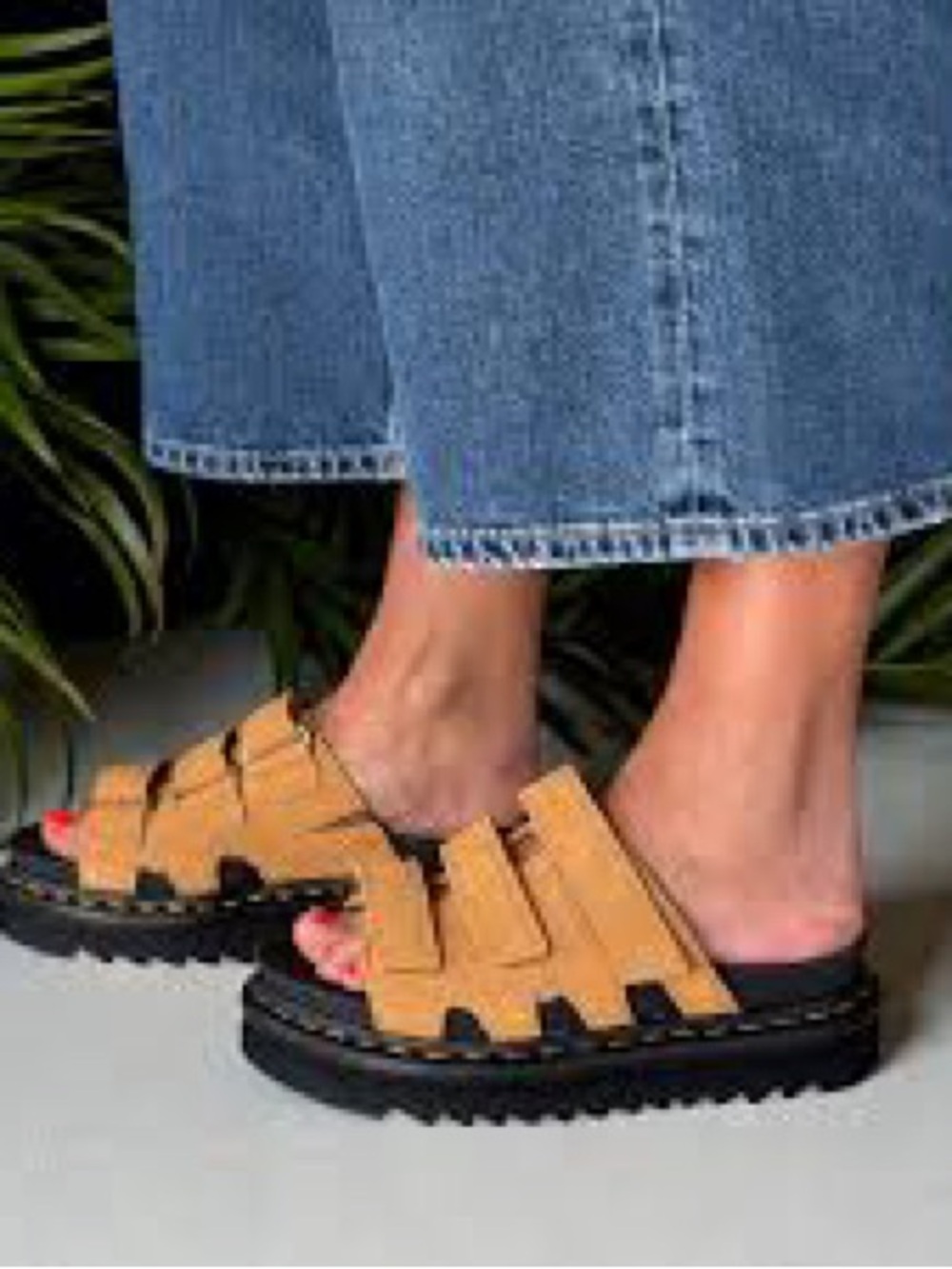 Dr. Martens Raine Slide Suede Sandals | size 10